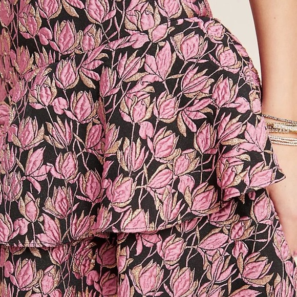 NWT Anthropologie ML Rita Ruffled Mini Dress - Picture 13 of 13